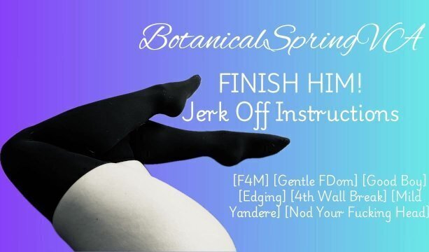 Jerk Instructions [Audio Porn] [Gentle FDom] [4th Wall Break]