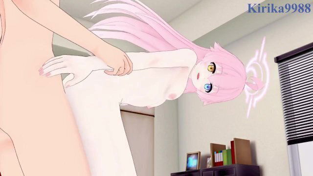 Takanashi Hoshino have intense bedroom. Blue Archive Hentai