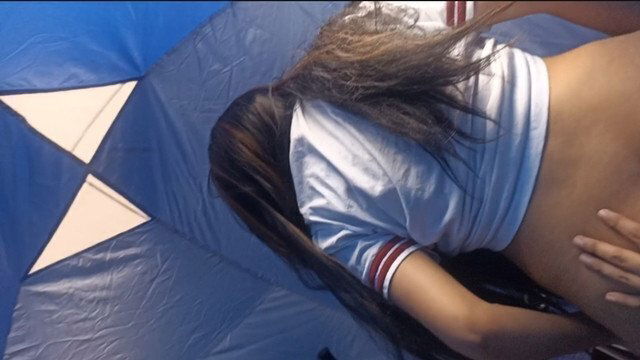 STUDENTS FUCKING TENT, schoolgirl fucking excursion!!