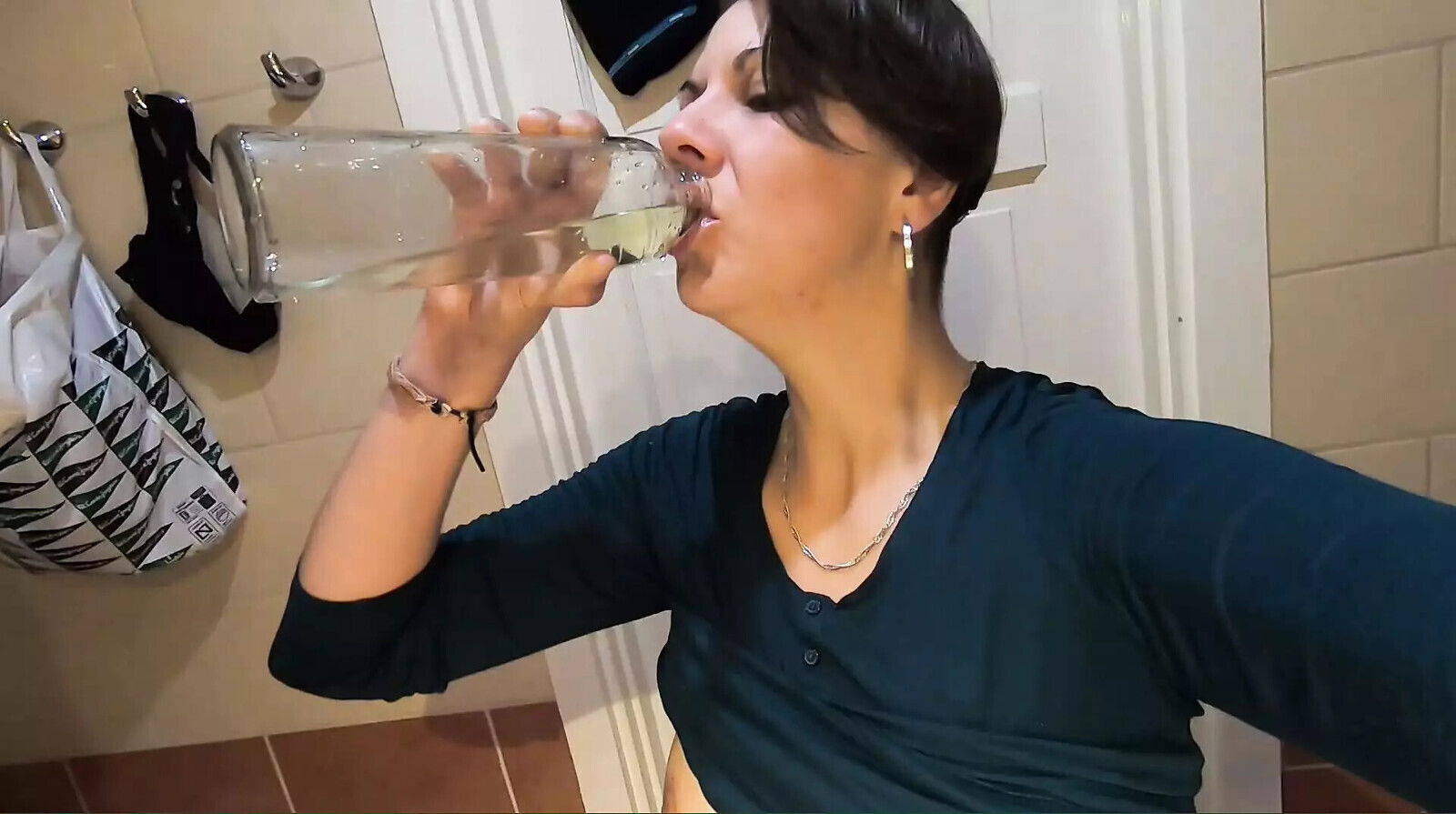 Compilation Consuming Piss From Glass