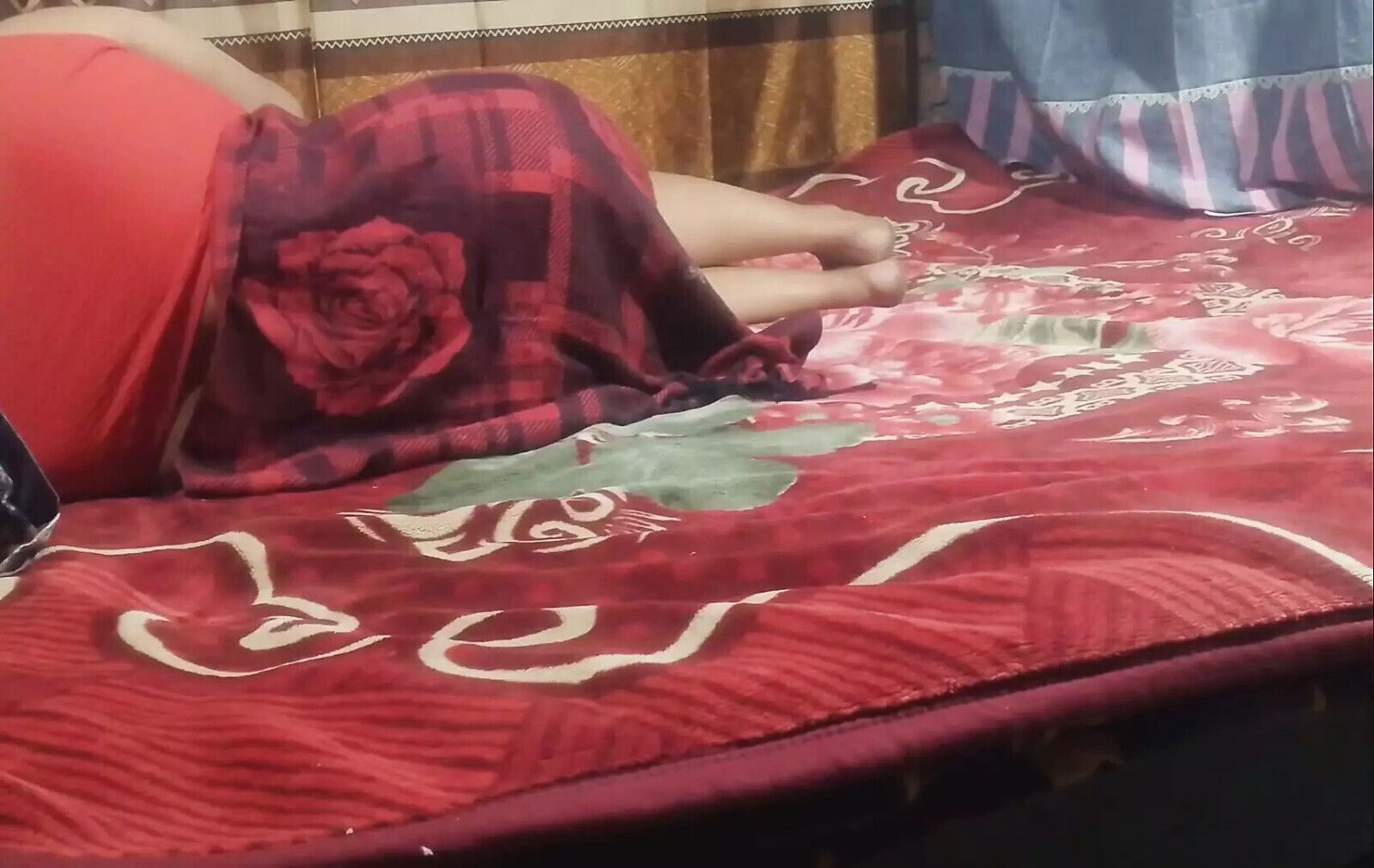 Finding Beautiful Aunt Alone Home, Sister-in-law Forced Fuck