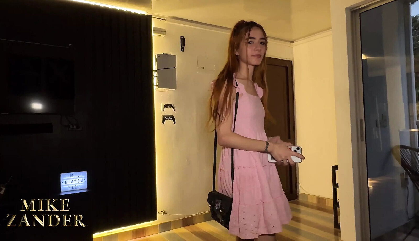 POV-my Blonde Mother Rides Good While Girlfriend Out.