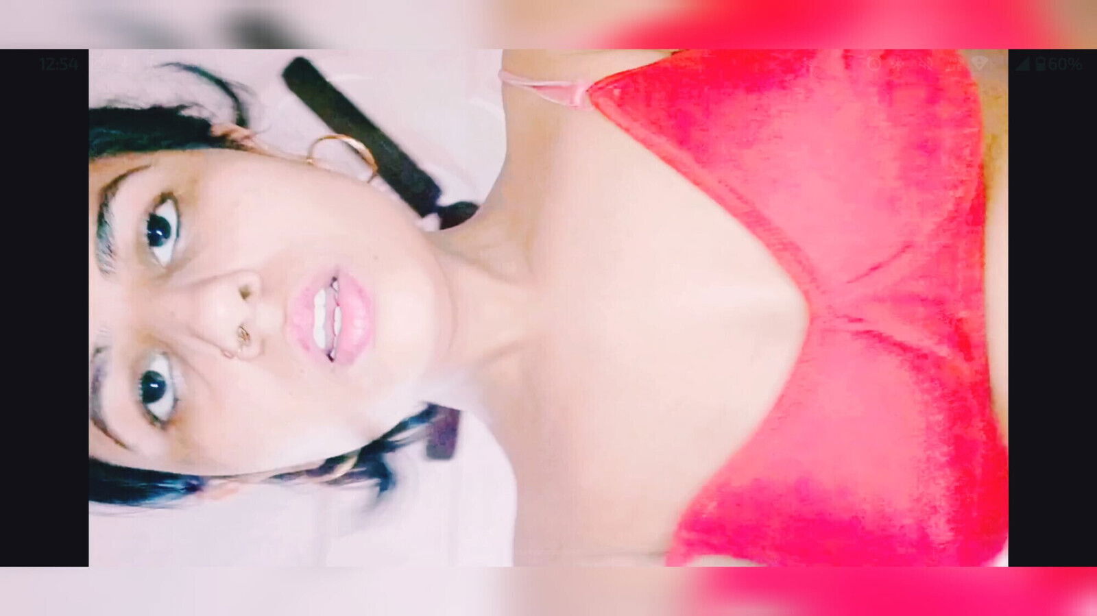 Latika hard jumping face expression