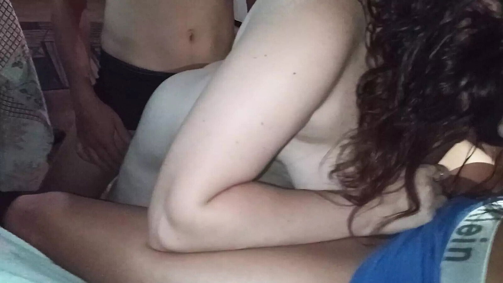 Casual with hotwife loves giving pussy interracial