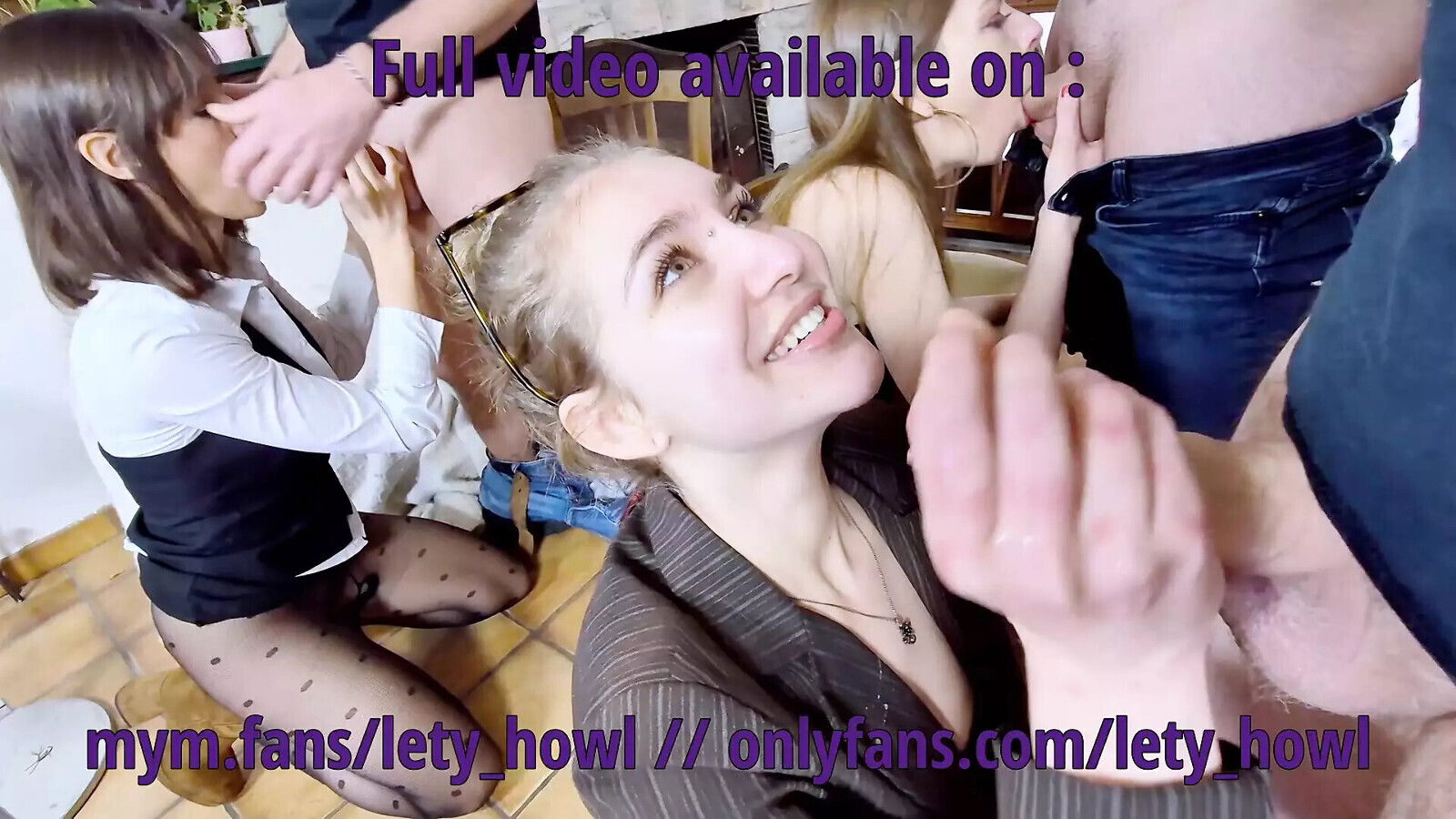 Three Women Plus Three Fucking During Group Therapy Session with