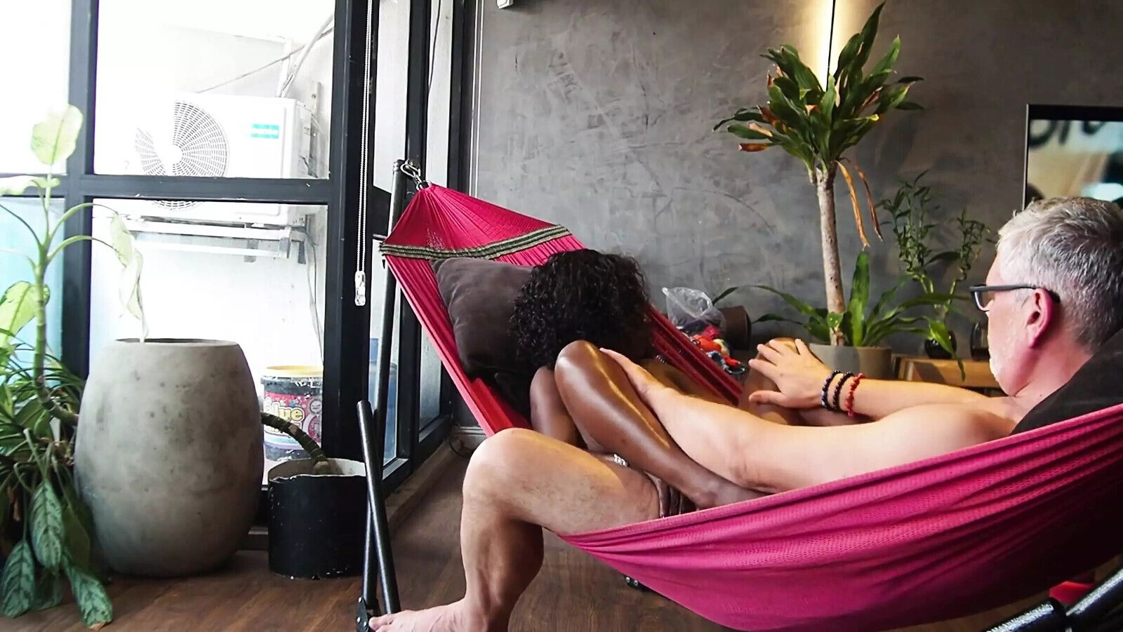 Ebony MILF Fucking Hammock First Time Epic