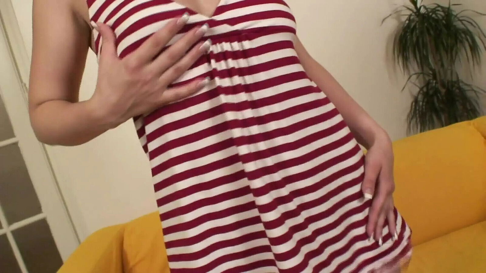 This sexy slut with hair perfect really