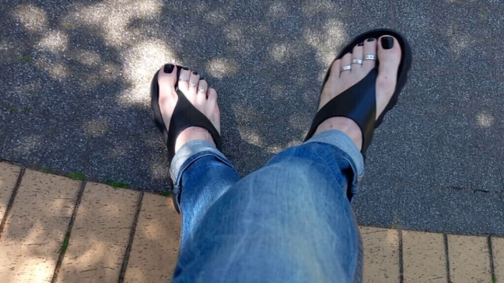 platform flip flops