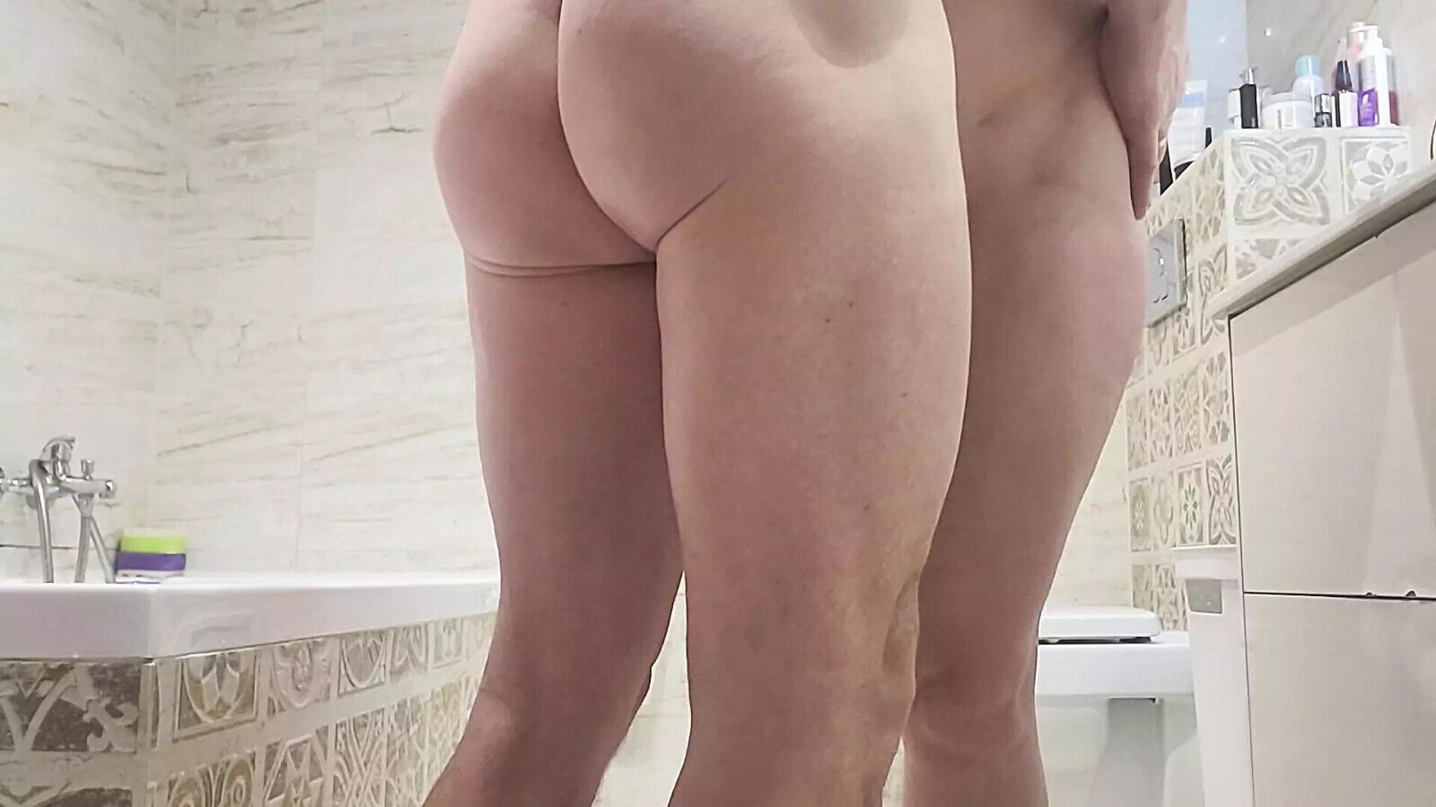 bathroom loud sounds fucking pussy