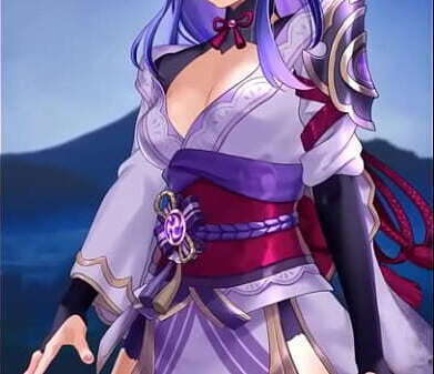 Your erect Raiden Shogun Genshin Impact