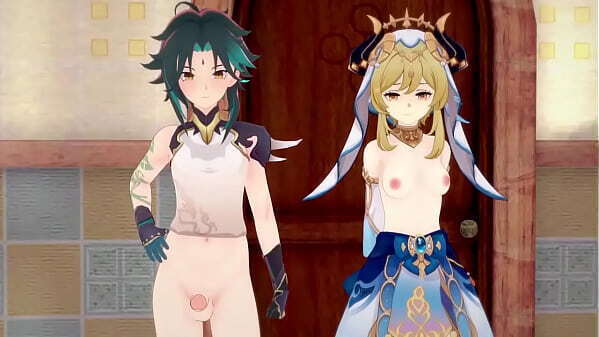 Genshin Impact Xiao fuck Lumine