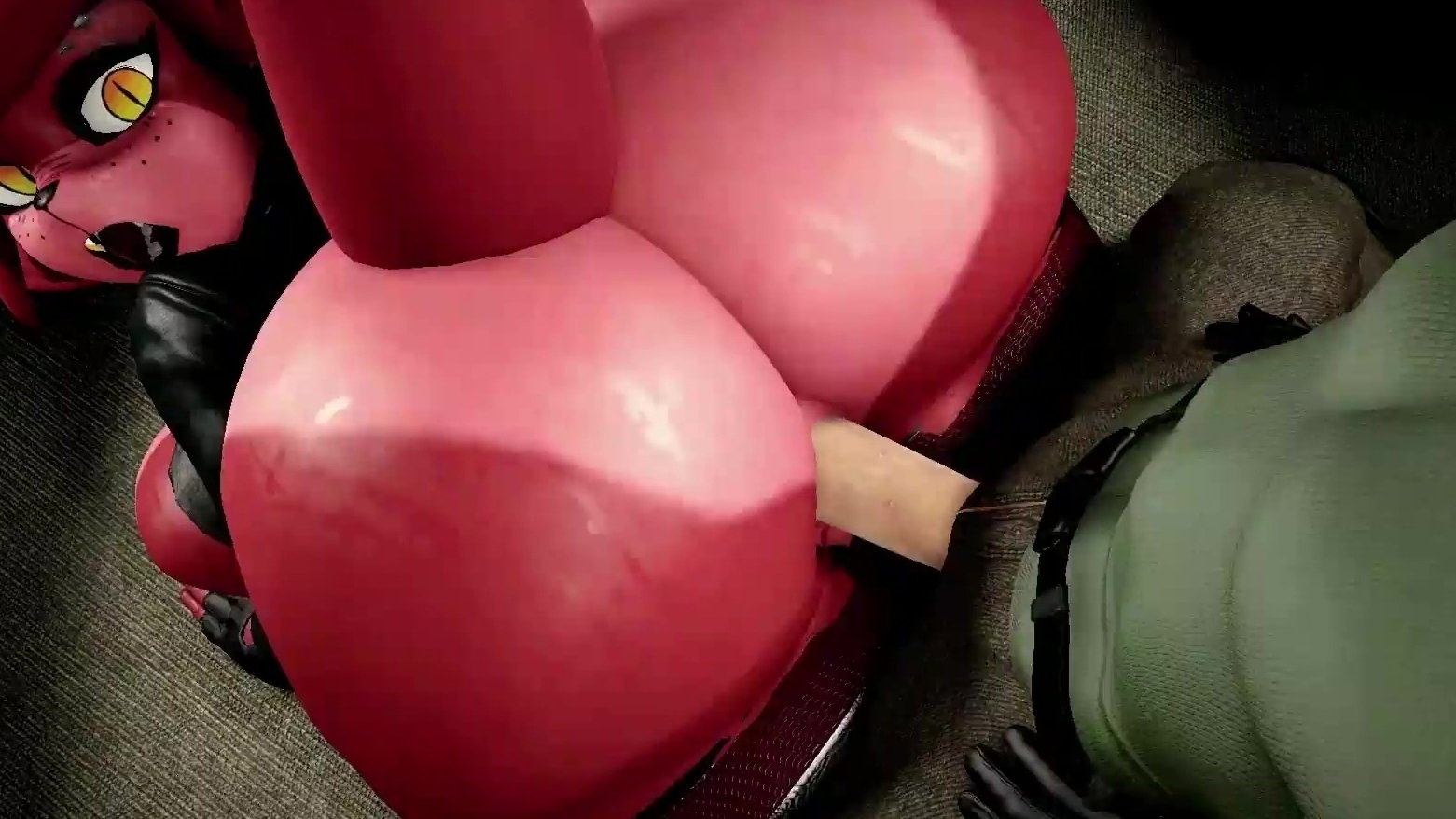 Busty animated furry chick getting phat pussy fucked