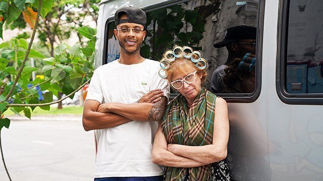 busty redhead granny ready ride