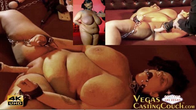 Serena HUGE BDSM Casting-POV Close Bondage Wand Orgasm -Glass Dildo Doggy