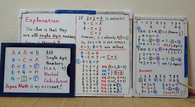 Masked Caluculation.[JapanMath](Tits Job)