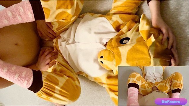 year girl ripped onesie pyjama