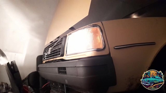 cranking smoke starter volvo oldtimer