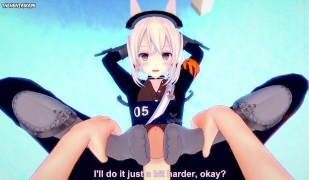 Hentai Footjob From Grani from Arknights