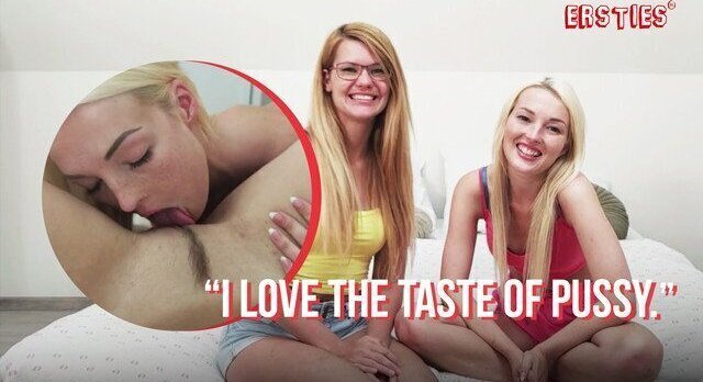 Ersties Blondes Andy Izzy Taste Each Other Before Grabbing Magic Wand