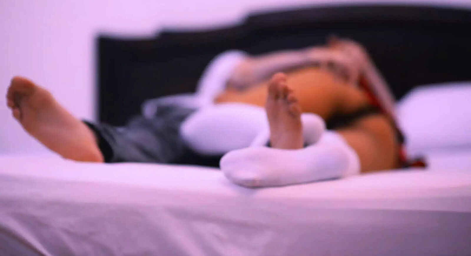 Sexy stepmom teaches stepson bedroom