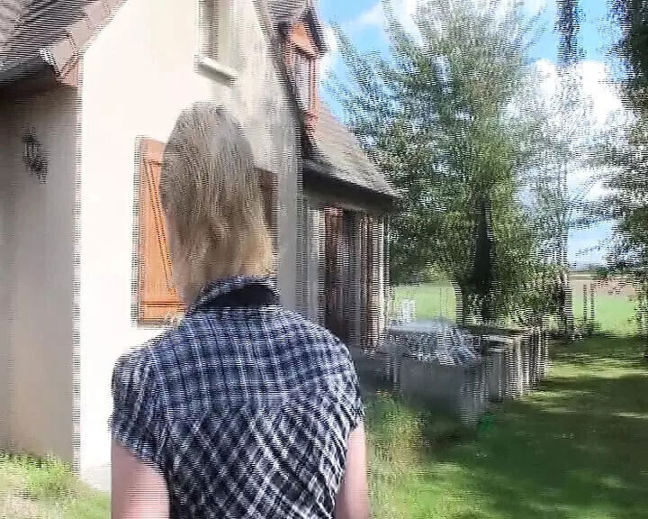 Blonde French domina pegs after fucked brunette bitch