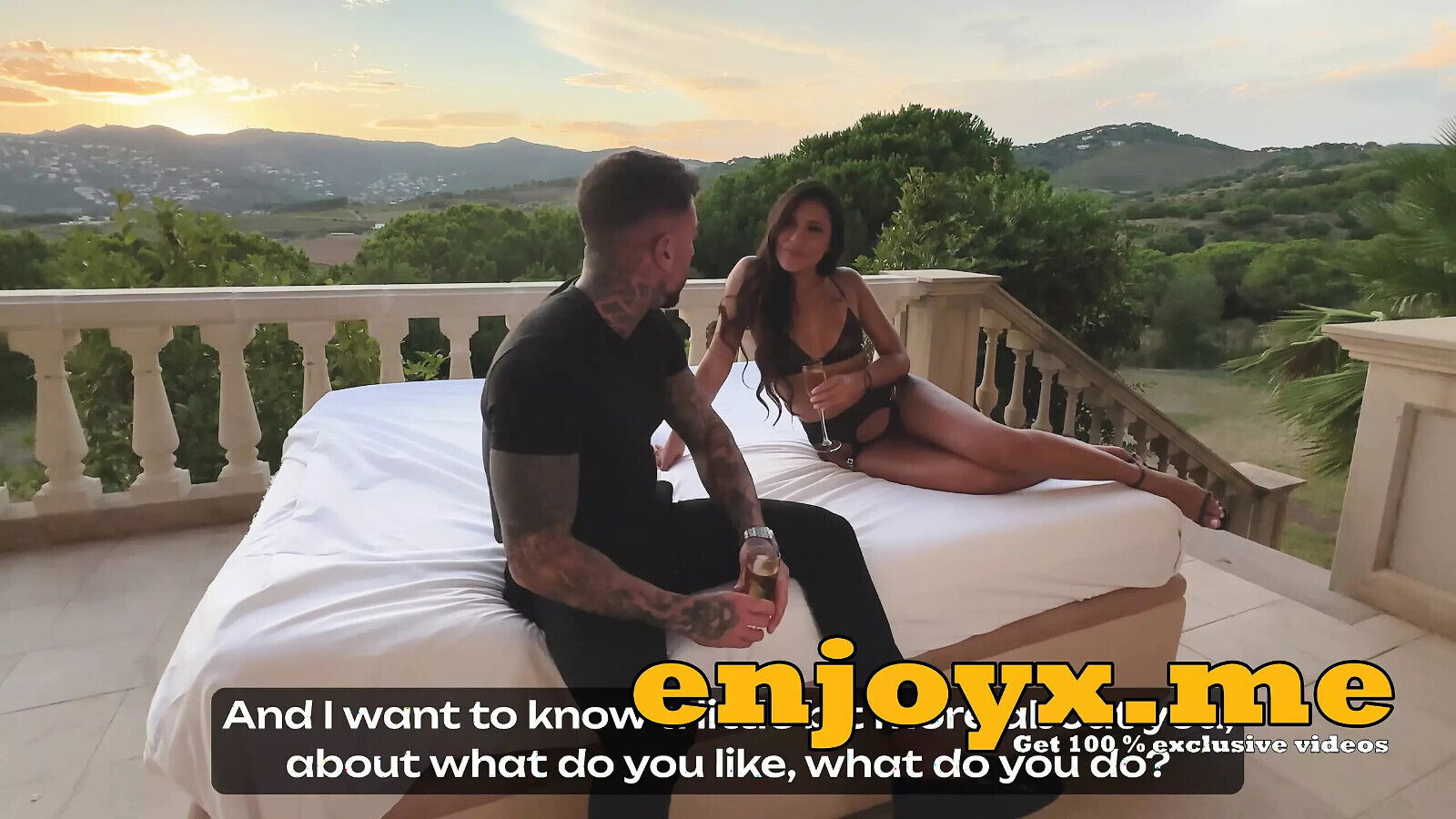 Andrea Retali, a insane Spanish stunner with black hair, vigorously romped in the great outdoors. XXX!