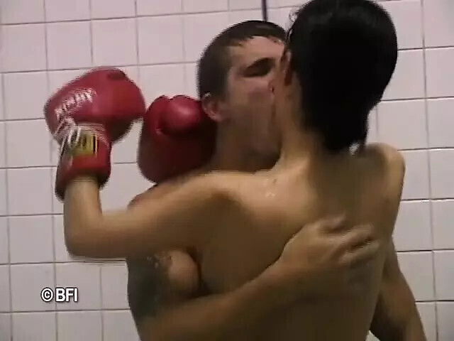 After Female-male Boxing Match, They Need Both Relax Sexually Bathroom.