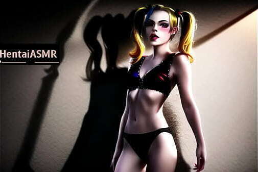 Sexy harley quinn posing gallery