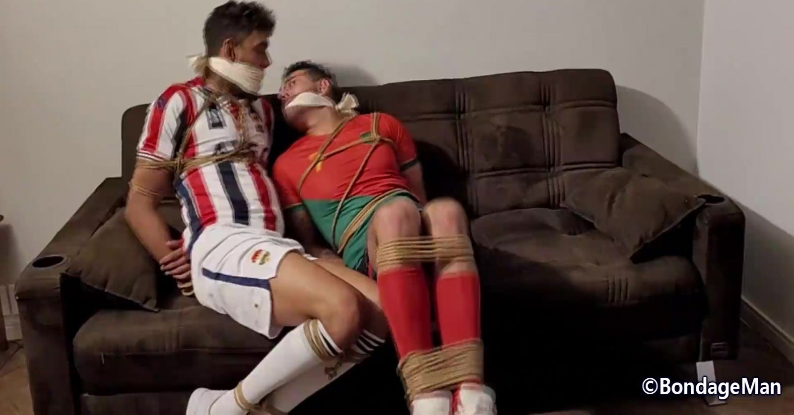 Leicy Sposito Leicy Zayan Soccer Players Bound Gagged Together Preview