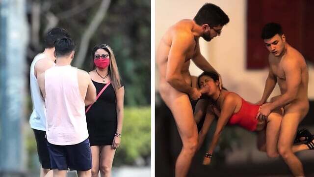 Mexican Wife Cheats Husband WIth Younger Threesome