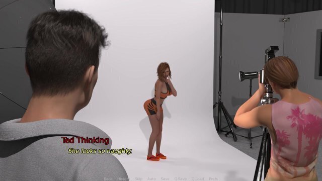 Neighborhood Justin Violet nipple during photo shoot