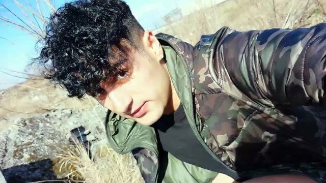 Fucked bareback pushing through underwear after fuck