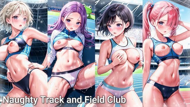 Art】Naughty Track Field Club　～My girlfriend always shows sexy boobs.～