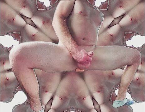 Outdoor Fuck Machine: Fresh Huge Dildo Explosive Cumshot