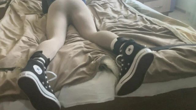 Tied Wearing Converse