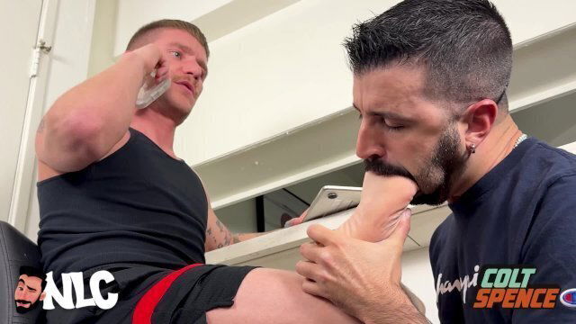 College Jock Colt Spence Finishes Homework While Getting Worshiped Nick Charms