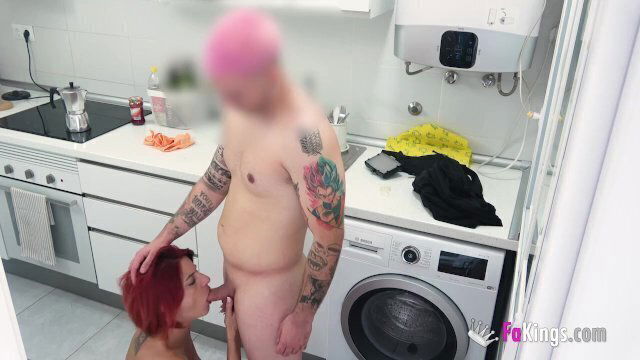 redhead MILF Albaan fucks stepson's best friend