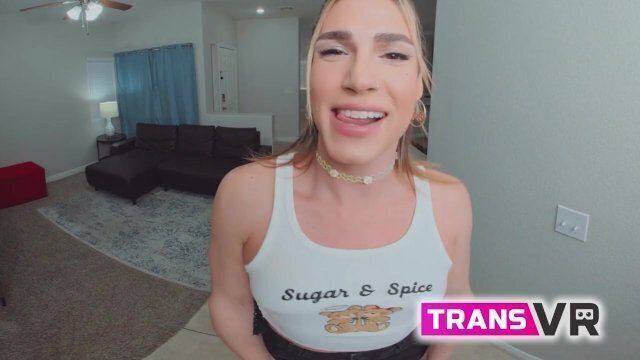 TRANSVR Kalli Grace Feels Horny Fucked This Night