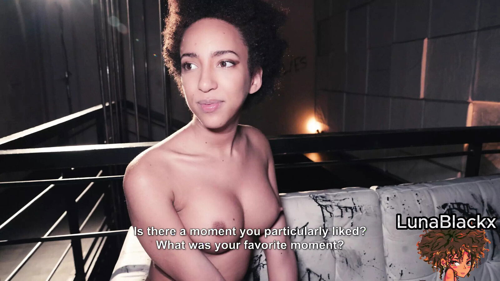 Sweet Ebony Taking 2big Black Cocks