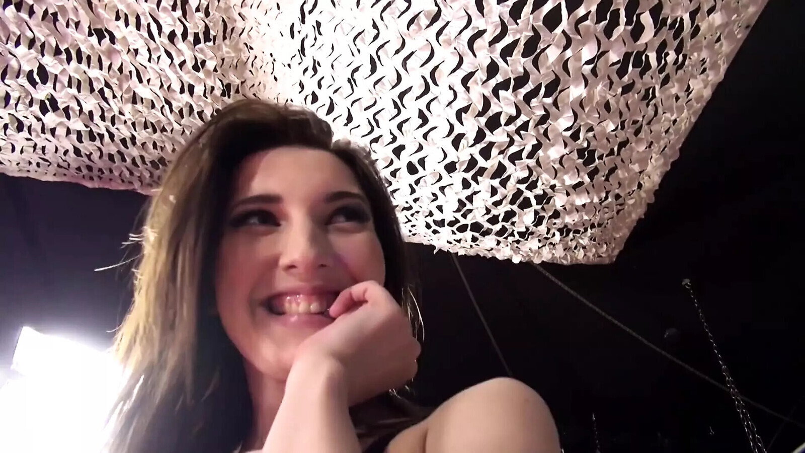 Alina Lamour seduces waiter with massive black fucks hard