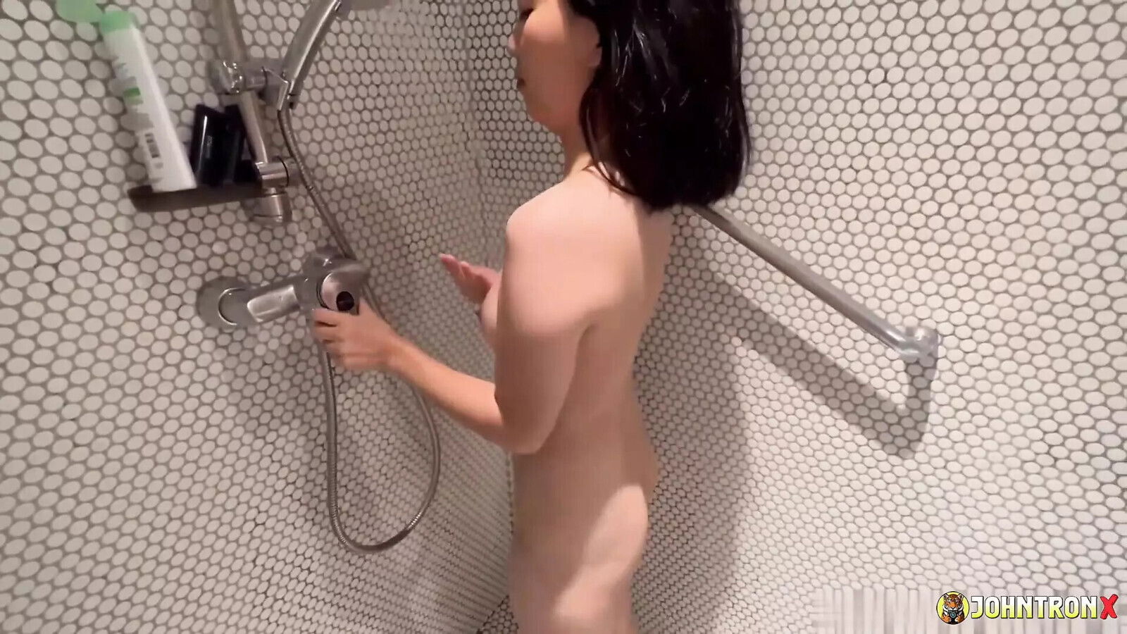 JohnTronX- cute Asian Teen gets tiny pussy fucked