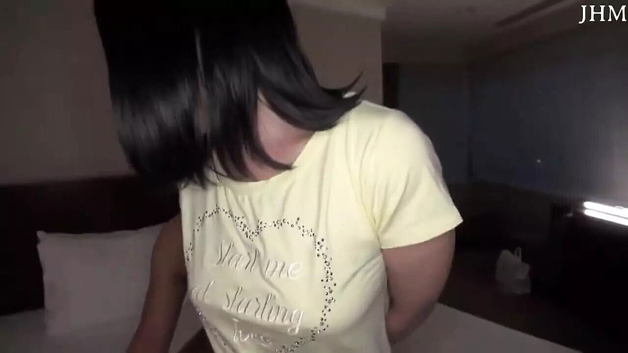 Black-haired, Beautiful-legged Behaves Alluring Manner. Part.b