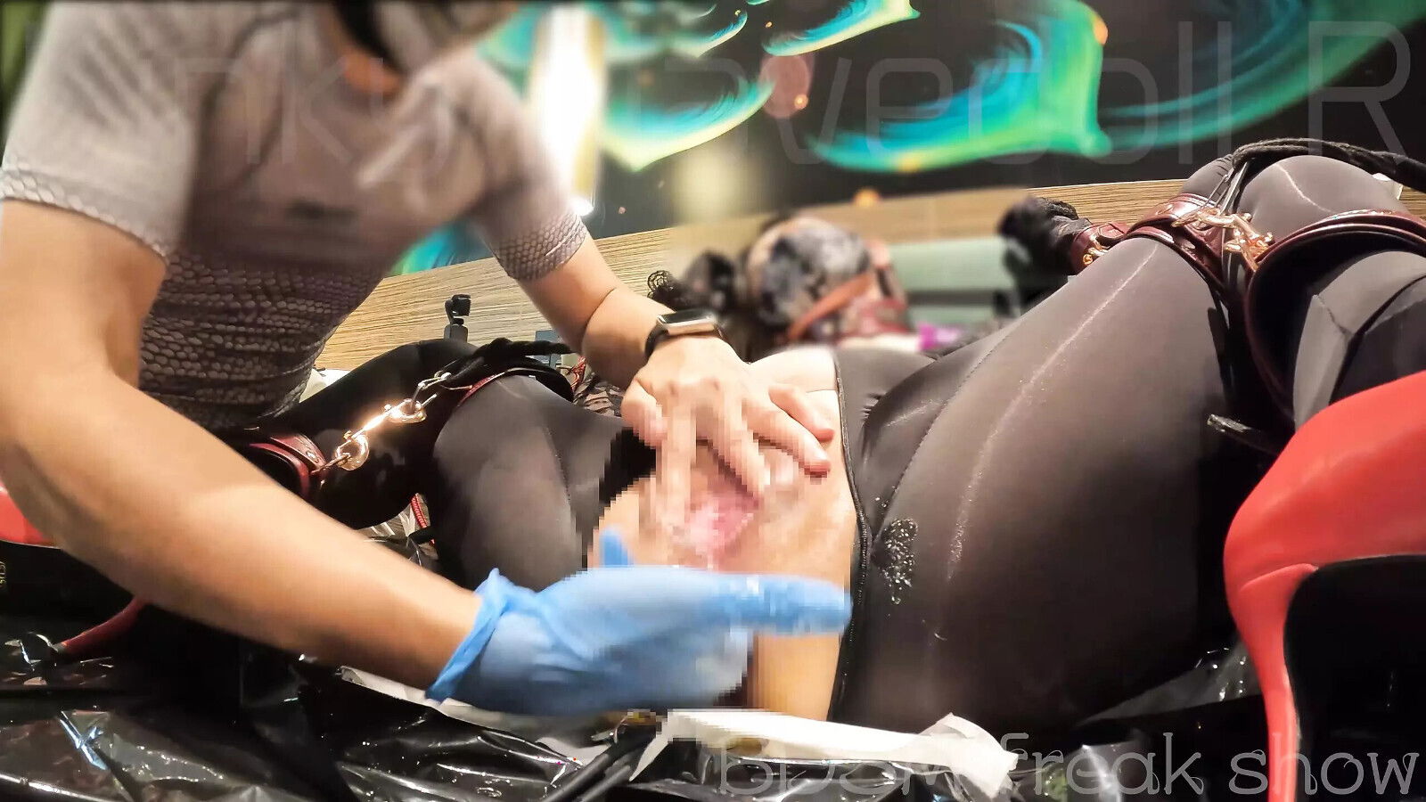 Kinky slavedoll Vol.002 Close-up. Rolling squirting orgasm!! (Full video fapHouse)