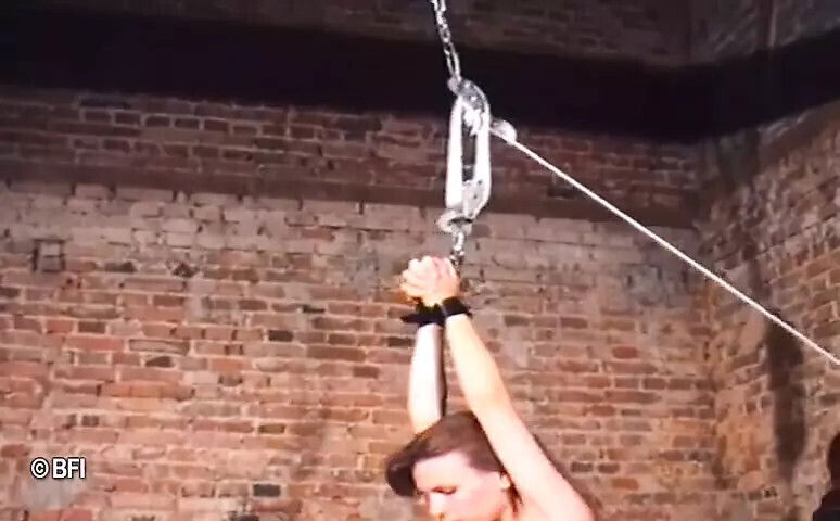 Kinky puts female suspension bondage