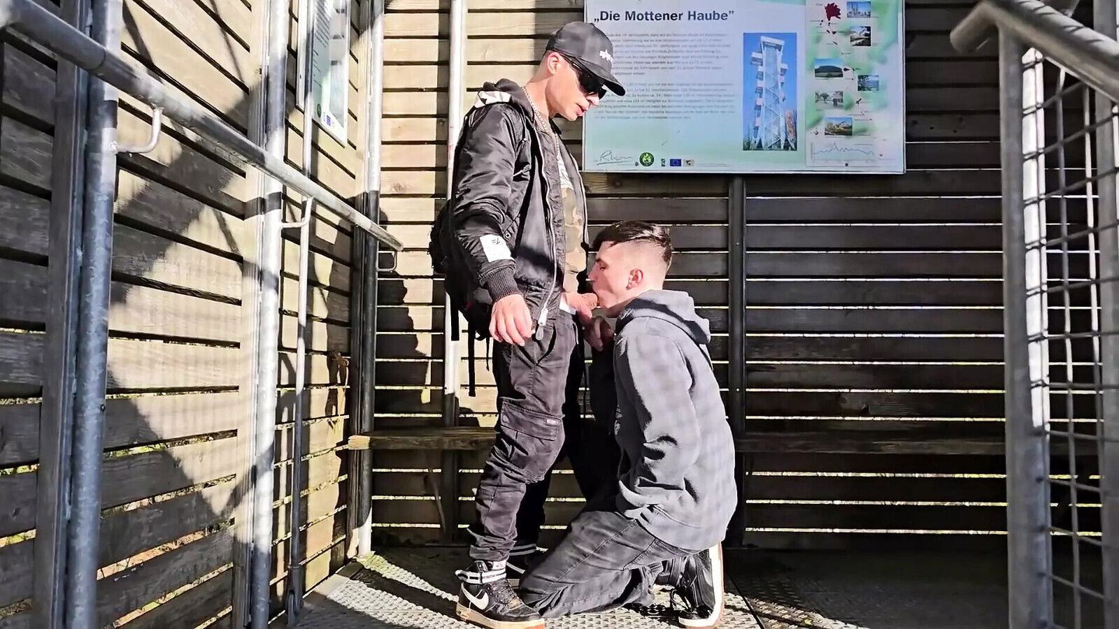 Outdoor Blowjob Observation Tower