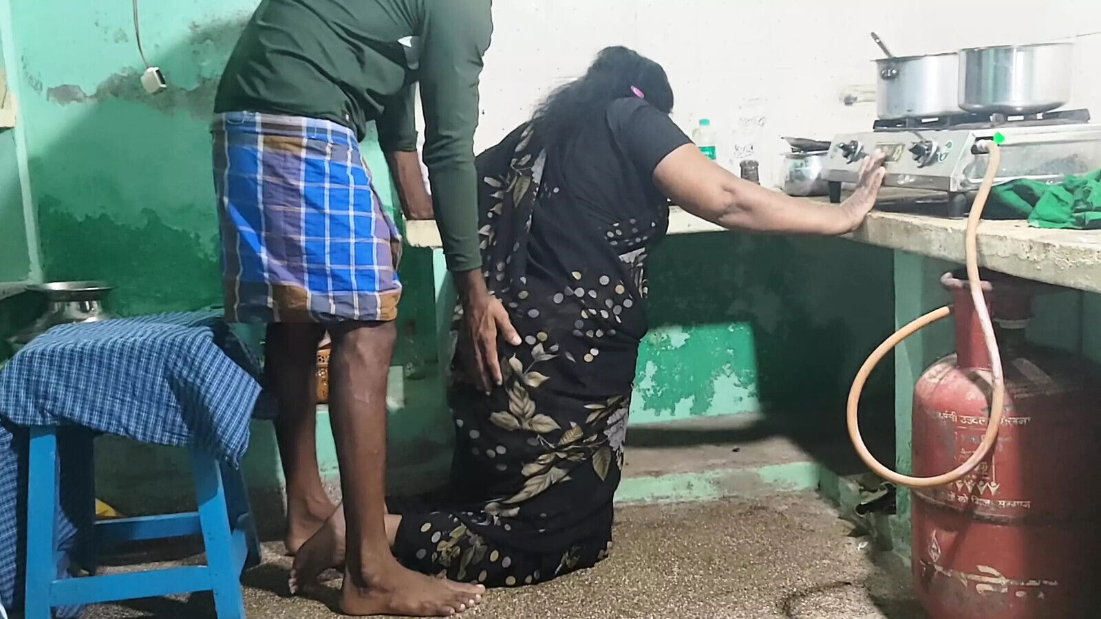 Step Mother Cooking Kitchen with