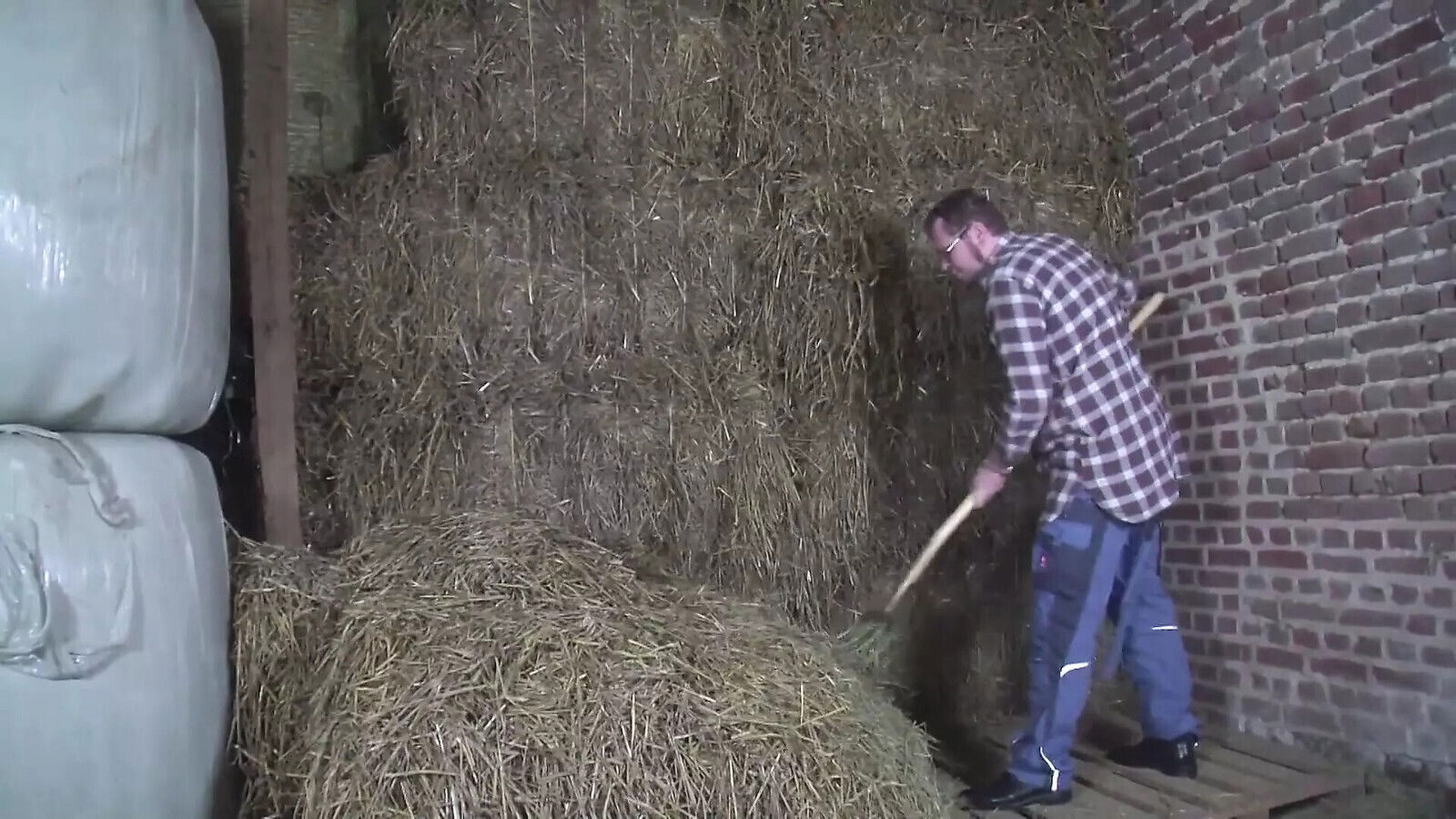 German busty girl outdoor