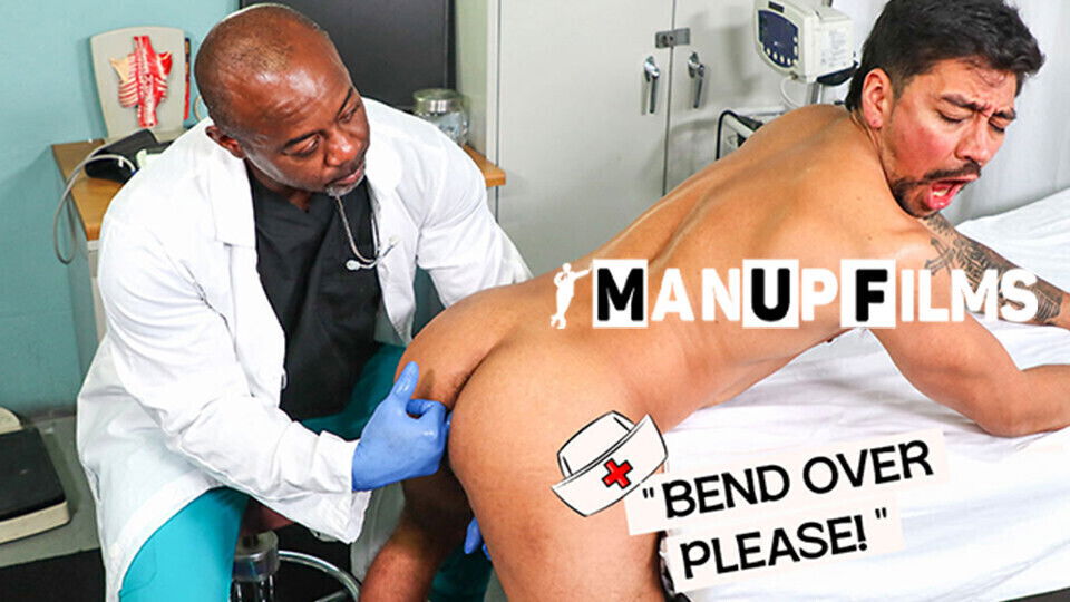 Doctor Aaron Trainer Performs Prostate Exam on Ant Vega for ManUpFilms