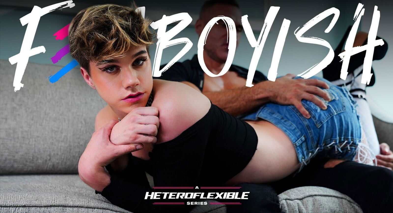 Slutty Femboy Gets Cum Smeared Into His Makeup, Scene #01