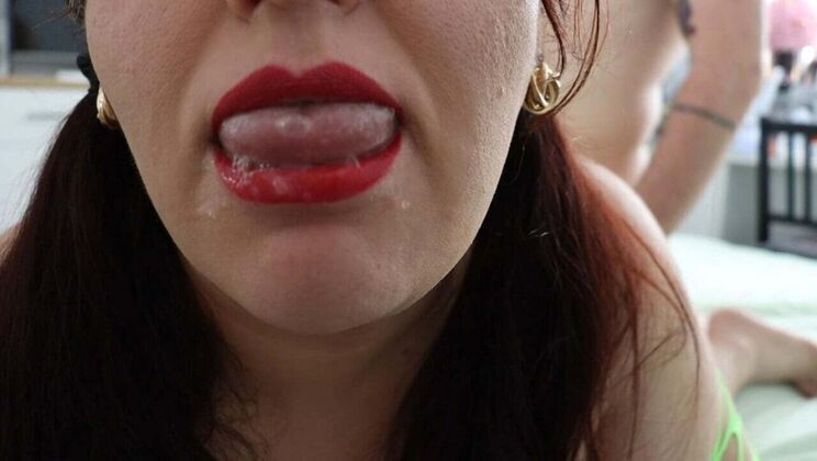 Curvy Gets Pounded Doggy Style Takes Huge Load Mouth